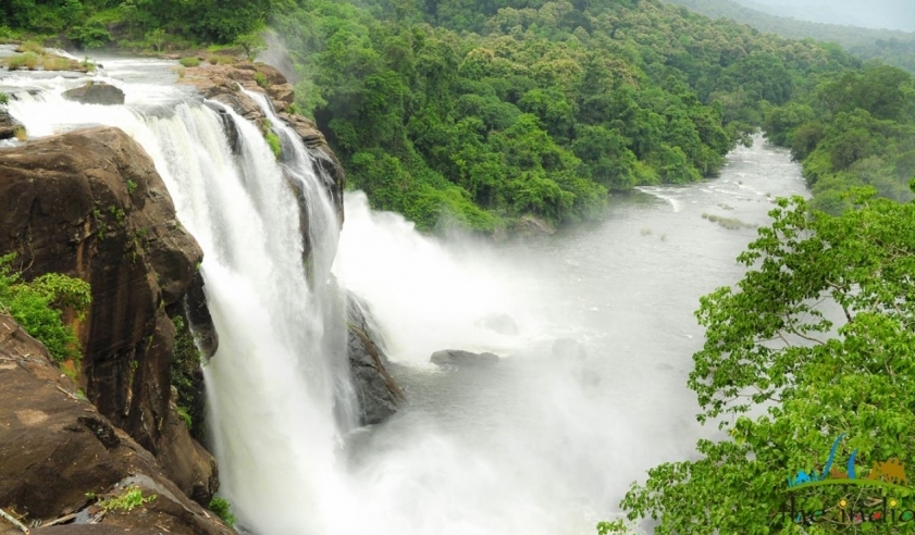 athirapally waterfall in Kerala