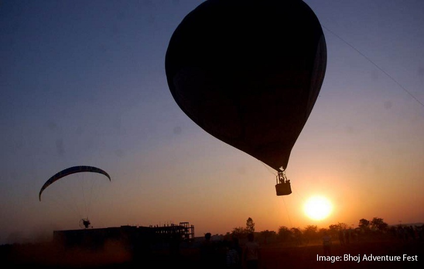 hot air ballooing ride bhopal