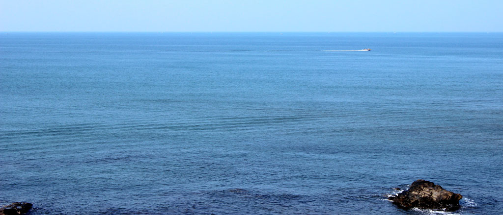 view from vagator beach Goa
