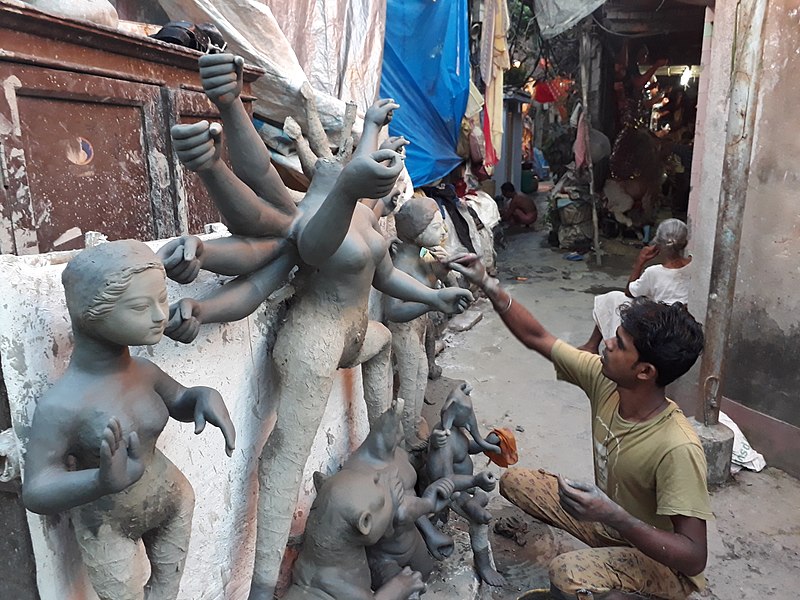 Kumartuli in North Kolkata