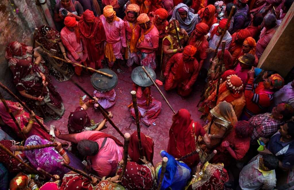 Lathmar Holi in Mathura