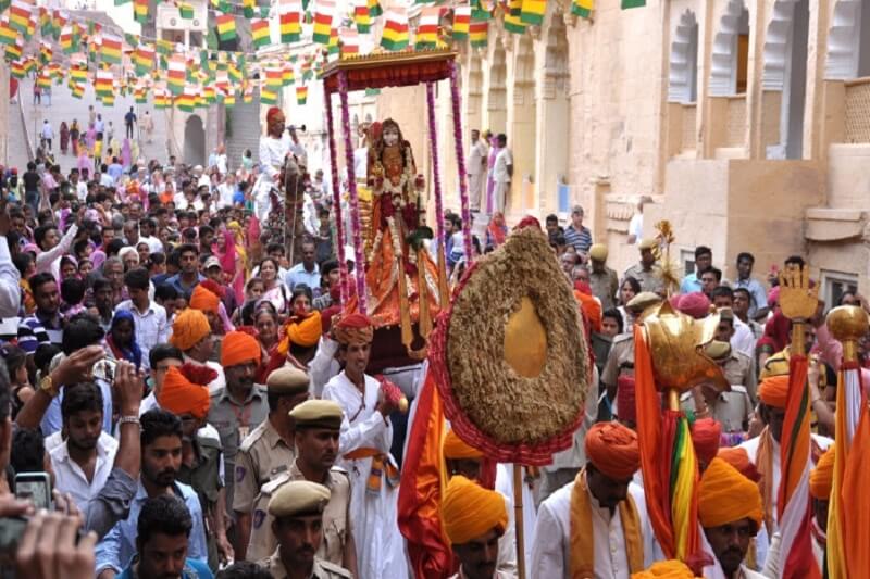 Gangaur festival celebration in Jodhpur