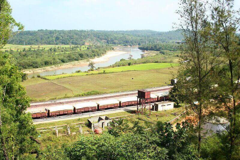 Hassan - Mangalore railway route