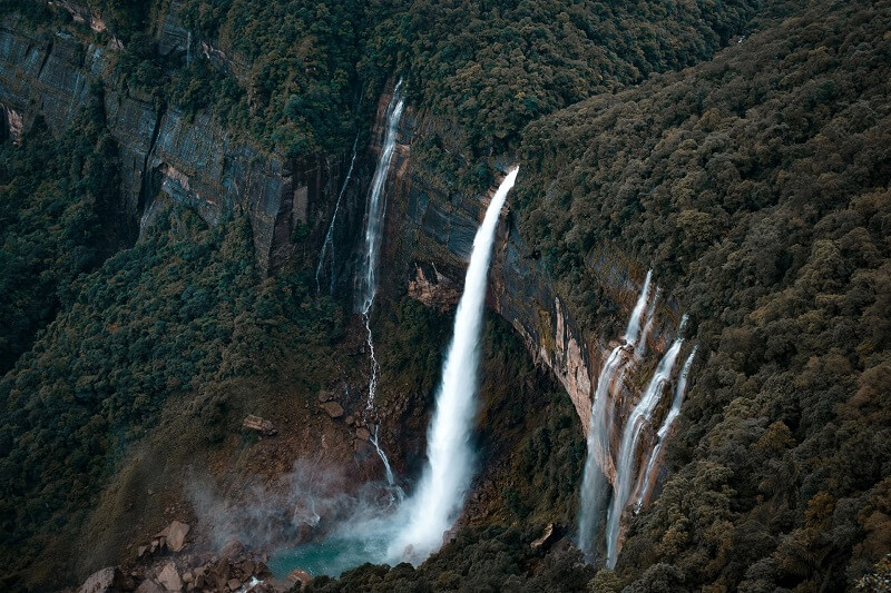 Nohkalikai Waterfalls - Meghalaya