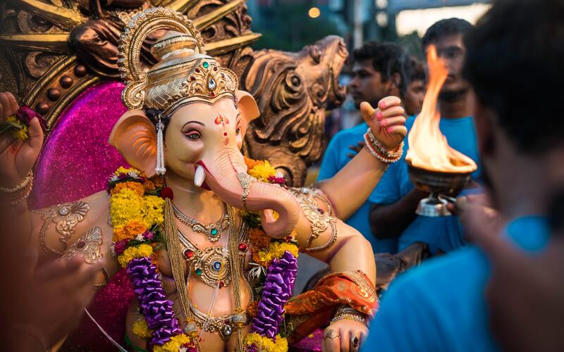 Ganesh Chaturthi - Famous festival in Monsoon