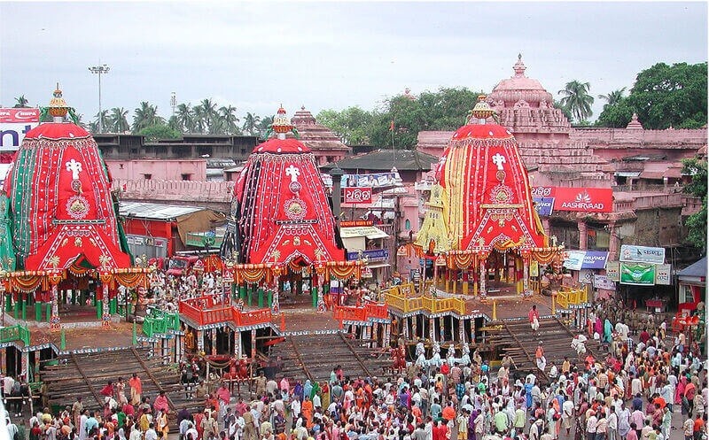 Puri Rath Yatra - Famous festival in Monsoon
