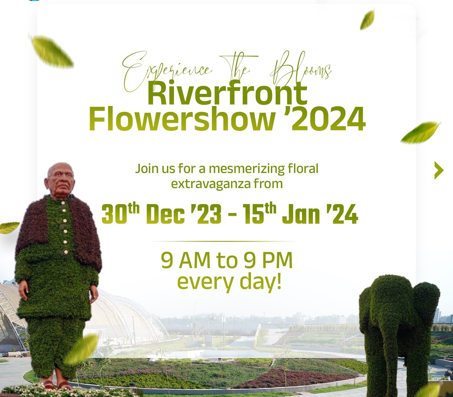 Must Visit Riverfront Flower Show Ahmedabad in 2024 Dates, Timings