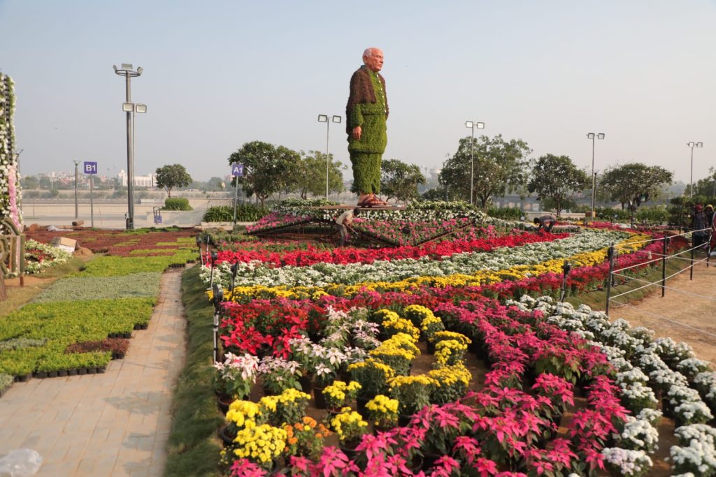 Statue of Unity Flower Show 2024