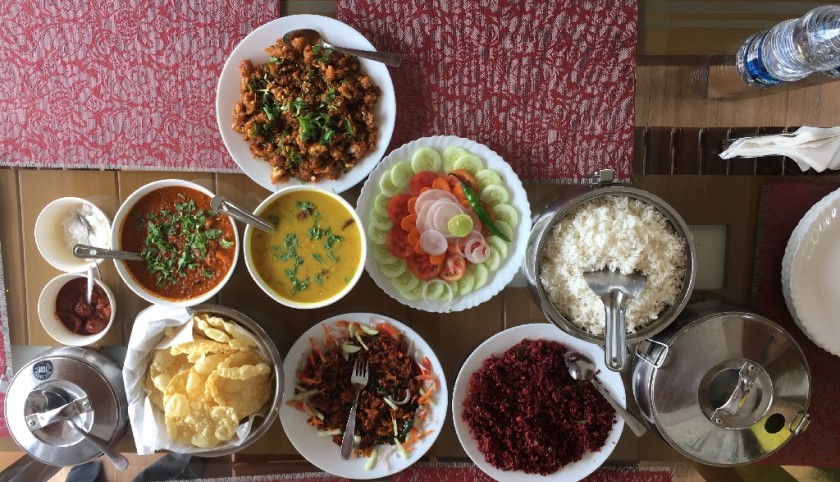 Kerala houseboat food