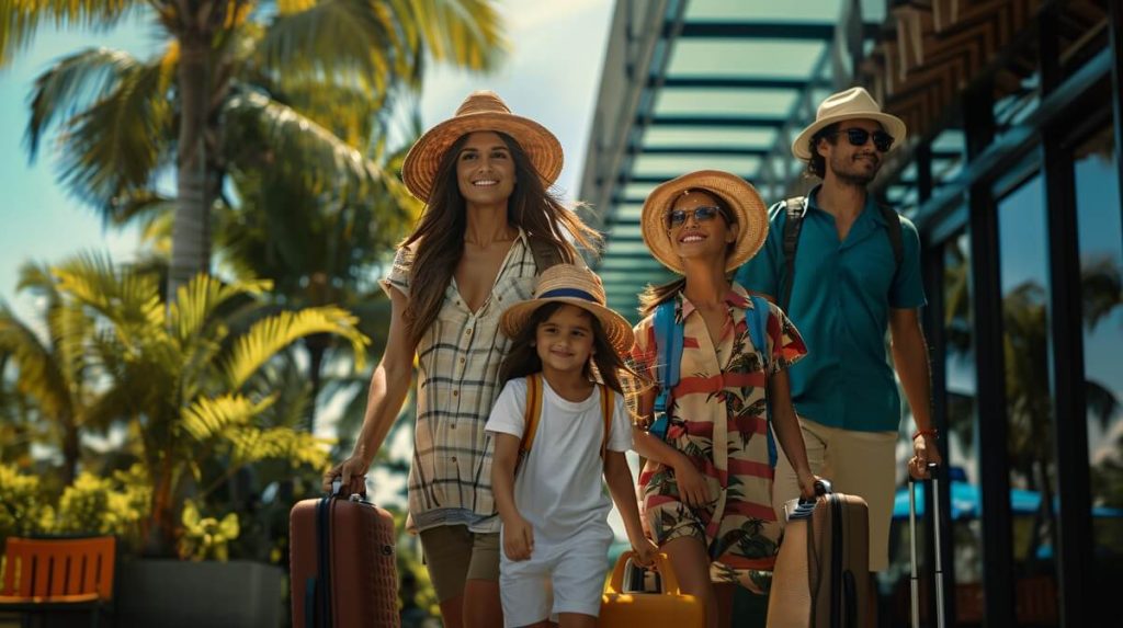 Indian Family Travelling Abroad