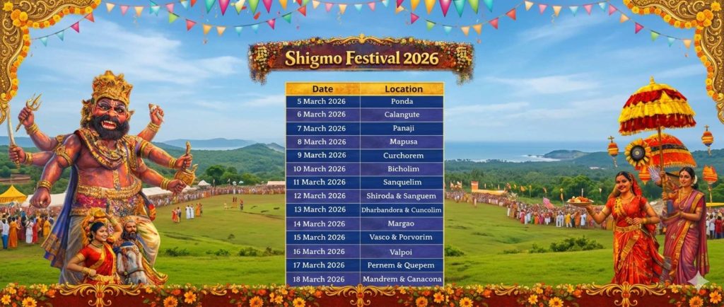 Shigmo Festival in Goa 2026: Dates, Parade Schedule, Timings & Complete Travel Guide