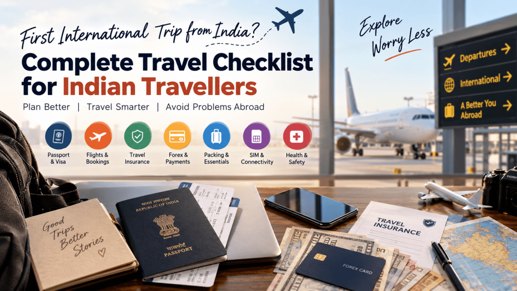 First International Trip from India? Complete International Travel Checklist for Indians